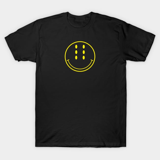 Six-Eyed Smiley Face, Medium T-Shirt by Niemand